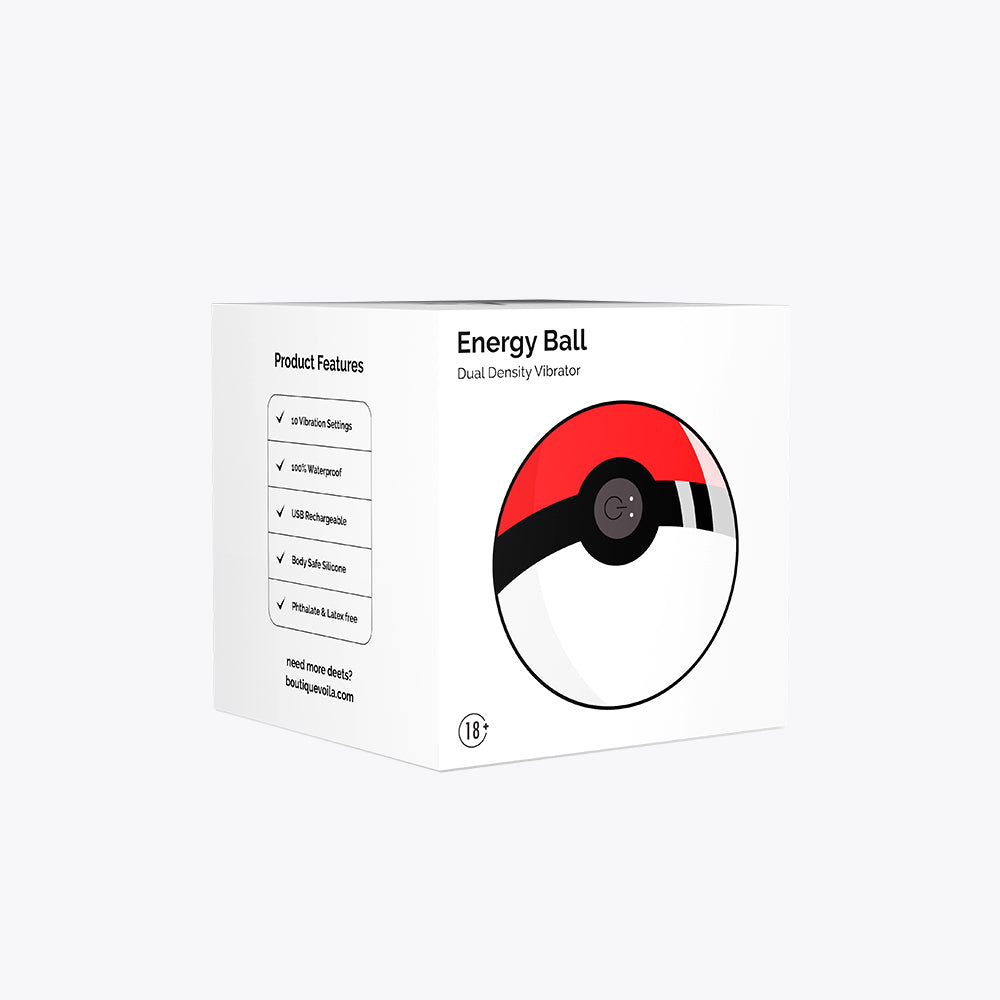 Energy Ball, Dual Density Unisex Vibrating Massager Ball