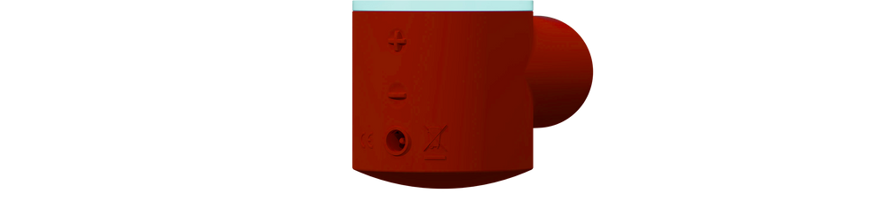 Thrusting Dildo Base, Moroccan Red