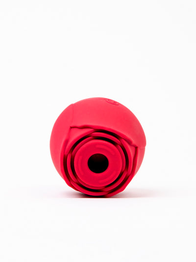 suction vibrator, red pleasure sex toy